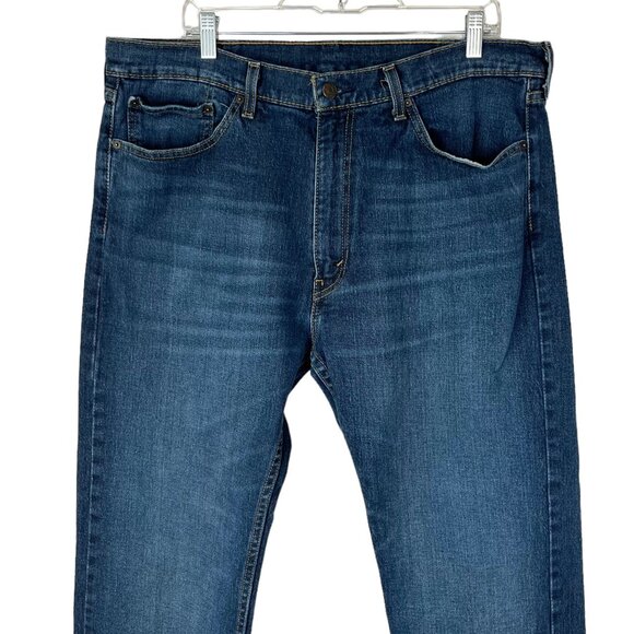 Levis 505 Jeans Mens 38 X 30 Medium Wash Casual Comfortable - Picture 3 of 12